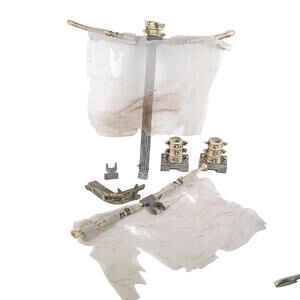 Mega Bloks Pyrates Dread Eye's Phantom Replacement Piece Part Boat Ship Sail